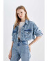 DeFacto Jacheta crop din denim - Pled.ro