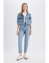 DeFacto Jacheta crop din denim - Pled.ro