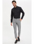 DeFacto Pantaloni chino slim fit Salt&Pepper - Pled.ro