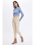 DeFacto Pantaloni crop cu talie inalta - Pled.ro