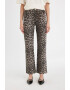 DeFacto Pantaloni drepti cu animal print - Pled.ro