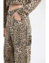 DeFacto Pantaloni relaxed fit cu animal print - Pled.ro