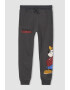 DeFacto Pantaloni sport din amestec de bumbac cu imprimeu Mickey Mouse - Pled.ro