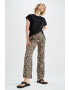 DeFacto Pantaloni vaporosi cu animal print - Pled.ro