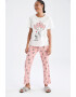 DeFacto Pijama de bumbac cu imprimeu Snoopy - Pled.ro