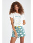 DeFacto Pijama scurta relaxed fit - Pled.ro