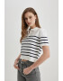 DeFacto Pulover polo crop cu maneci scurte - Pled.ro