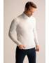 DeFacto Pulover slim fit cu guler inalt - Pled.ro