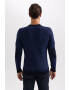 DeFacto Pulover slim fit din tricot fin - Pled.ro