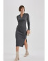 DeFacto Rochie bodycon cu slituri laterale - Pled.ro