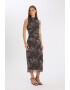 DeFacto Rochie midi cu animal print - Pled.ro