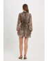 DeFacto Rochie mini cu animal print - Pled.ro