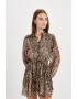 DeFacto Rochie mini cu animal print - Pled.ro