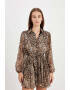 DeFacto Rochie mini cu animal print - Pled.ro