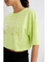 DeFacto Tricou crop cu maneci cazute - Pled.ro