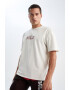 DeFacto Tricou cu imprimeu text - Pled.ro