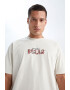 DeFacto Tricou cu imprimeu text - Pled.ro