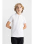 DeFacto Tricou polo de bumbac pique - Pled.ro