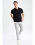 DeFacto Tricou polo regular fit de bumbac - Pled.ro