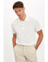 DeFacto Tricou polo regular fit tricotat - Pled.ro