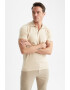 DeFacto Tricou polo slim fit din amestec de modal - Pled.ro