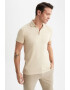 DeFacto Tricou polo slim fit din amestec de modal - Pled.ro