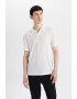 DeFacto Tricou polo texturat - Pled.ro