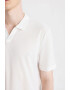 DeFacto Tricou polo texturat - Pled.ro