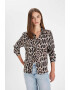 DeFacto Tricou regular fit cu animal print - Pled.ro