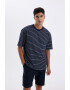 DeFacto Tricou relaxed fit cu dungi - Pled.ro