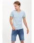 DeFacto Tricou slim fit cu decolteu in V - Pled.ro