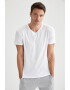 DeFacto Tricou slim fit din amestec de modal - Pled.ro