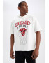 DeFacto Tricou supradimensionat cu gluga NBA Chigago Bulls - Pled.ro