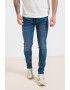 Denim Project Blugi slim fit cu 5 buzunare Mr. Red Light Destory - Pled.ro