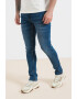 Denim Project Blugi slim fit cu 5 buzunare Mr. Red Light Destory - Pled.ro