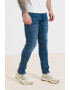 Denim Project Blugi slim fit cu 5 buzunare Mr. Red Light Destory - Pled.ro