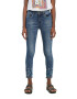 DESIGUAL Blugi crop skinny cu detalii brodate - Pled.ro