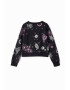 DESIGUAL Bluza de trening din bumbac cu imprimeu grafic - Pled.ro