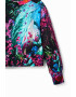 DESIGUAL Bluza sport cu imprimeu abstract si decolteu rotund - Pled.ro