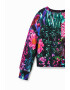 DESIGUAL Bluza sport cu imprimeu abstract si decolteu rotund - Pled.ro