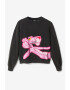 DESIGUAL Bluza sport regular fit cu decolteu la baza gatului si imprimeu The Pink Panther - Pled.ro