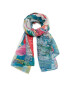 DESIGUAL Esarfa cu model floral si text - Pled.ro