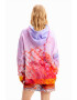 DESIGUAL Hanorac cu model tie-dye si maneci cazute - Pled.ro