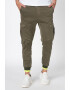 DESIGUAL Pantaloni cargo cu mansete elastice Neron - Pled.ro