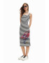 DESIGUAL Rochie bodycon cu decolteu patrat - Pled.ro