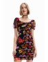 DESIGUAL Rochie bodycon cu imprimeu floral - Pled.ro