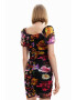 DESIGUAL Rochie bodycon cu imprimeu floral - Pled.ro