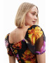 DESIGUAL Rochie bodycon cu imprimeu floral - Pled.ro