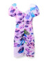 DESIGUAL Rochie bodycon cu imprimeu floral si design drapat - Pled.ro