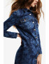 DESIGUAL Rochie de denim cu imprimeu abstract - Pled.ro